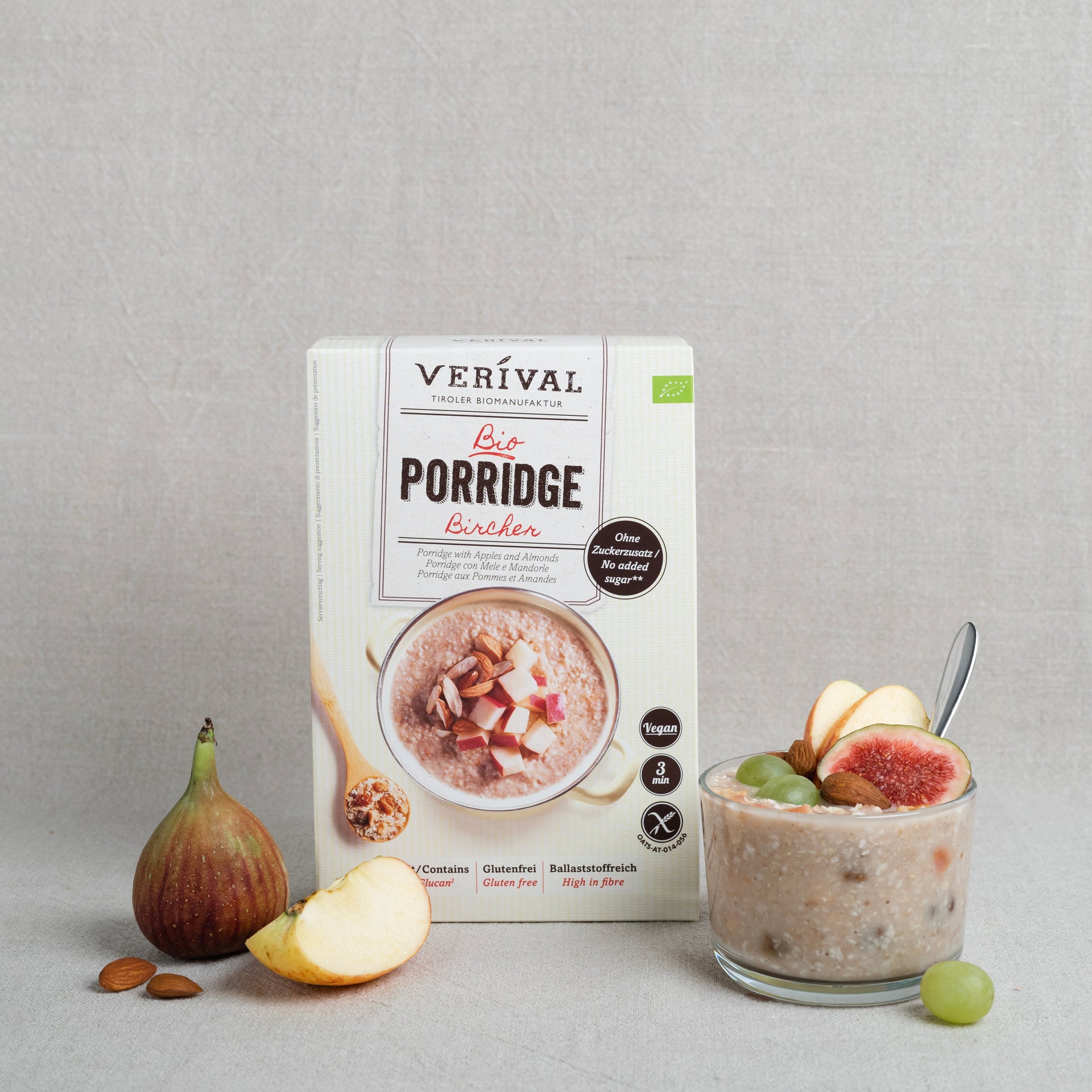 Verival Organic Apple-Nut Porridge 400g