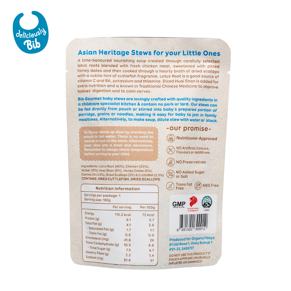 Deliciously Bib Lotus Root with Chicken & Huai Shan Stew