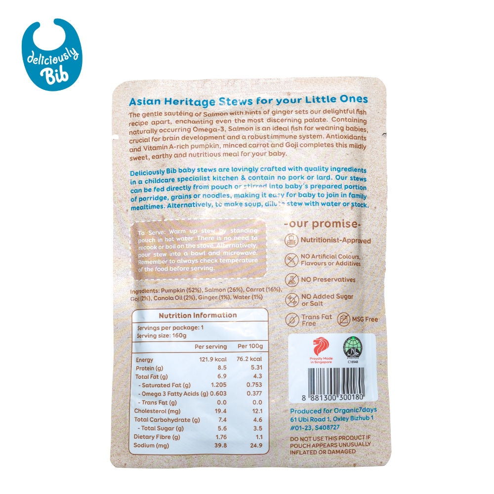 Deliciously Bib Salmon Pumpkin With Goji Stew