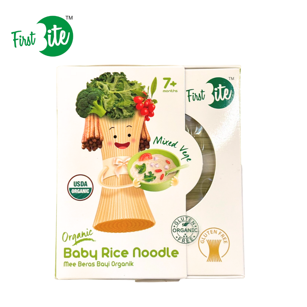 First Bite Organic Baby Rice Noodle - Mixed Vege
