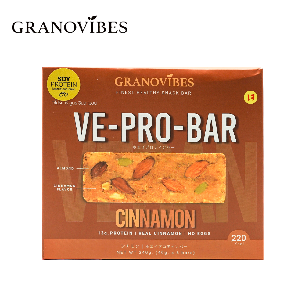 Granovibes Cinnamon VE-Pro Bar (6 x 40g)