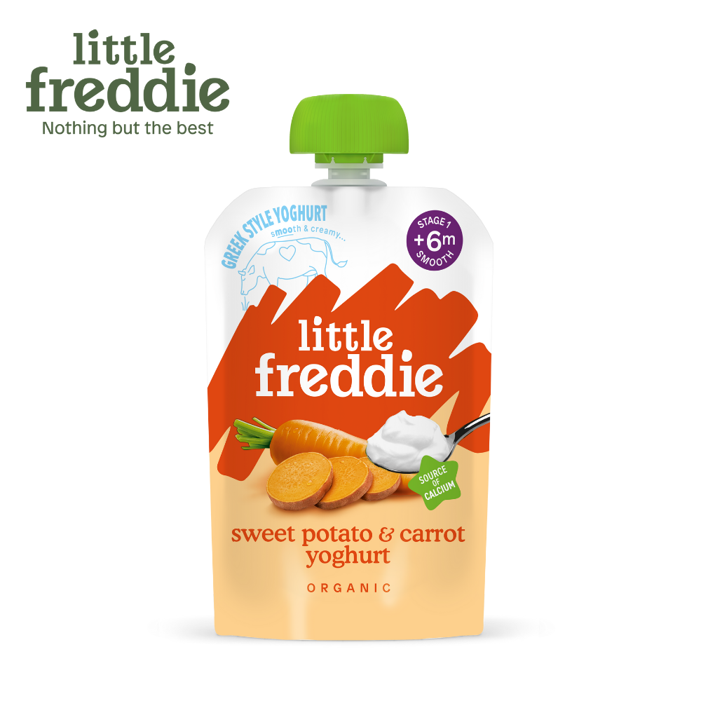 Little Freddie Organic Sweet Potato & Carrot Greek Style Yoghurt