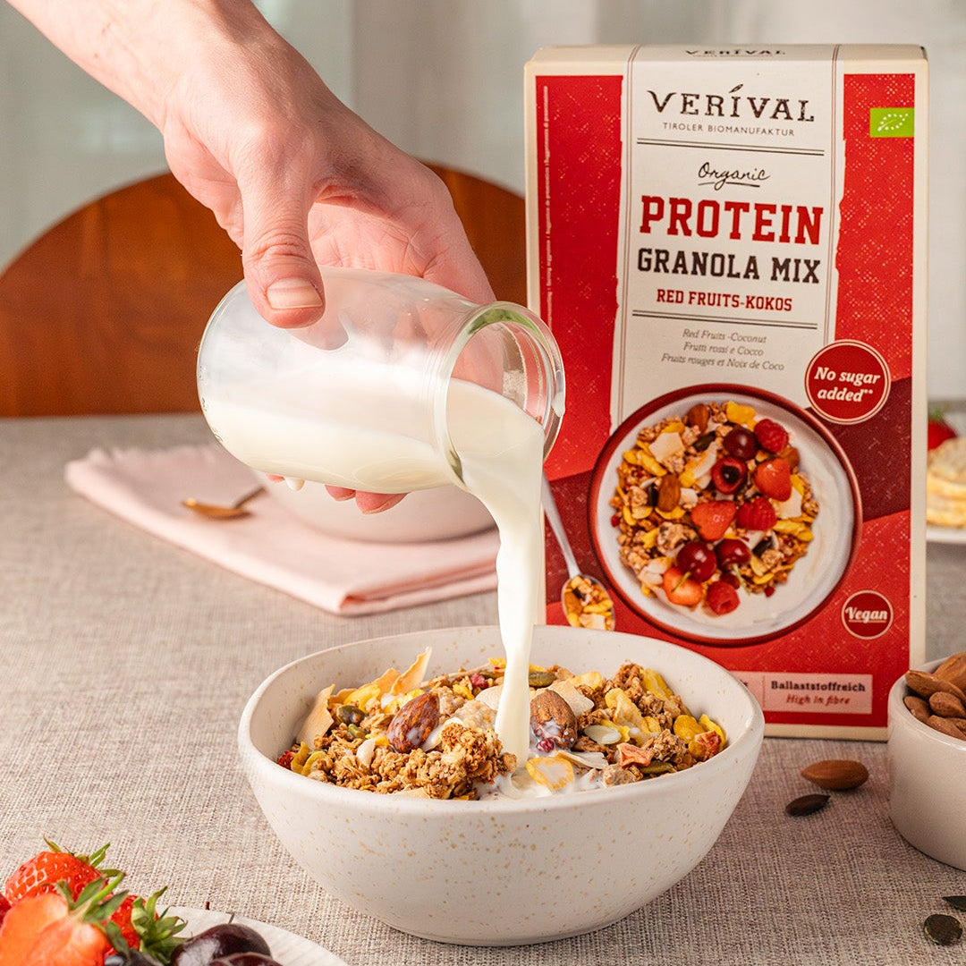 Verival Organic Protein Granola Mix Red Fruits Coconut 300g