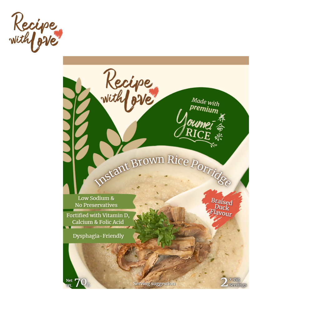 Recipe with Love Instant Brown Rice Porridge - Braised Duck (2 x 40g)