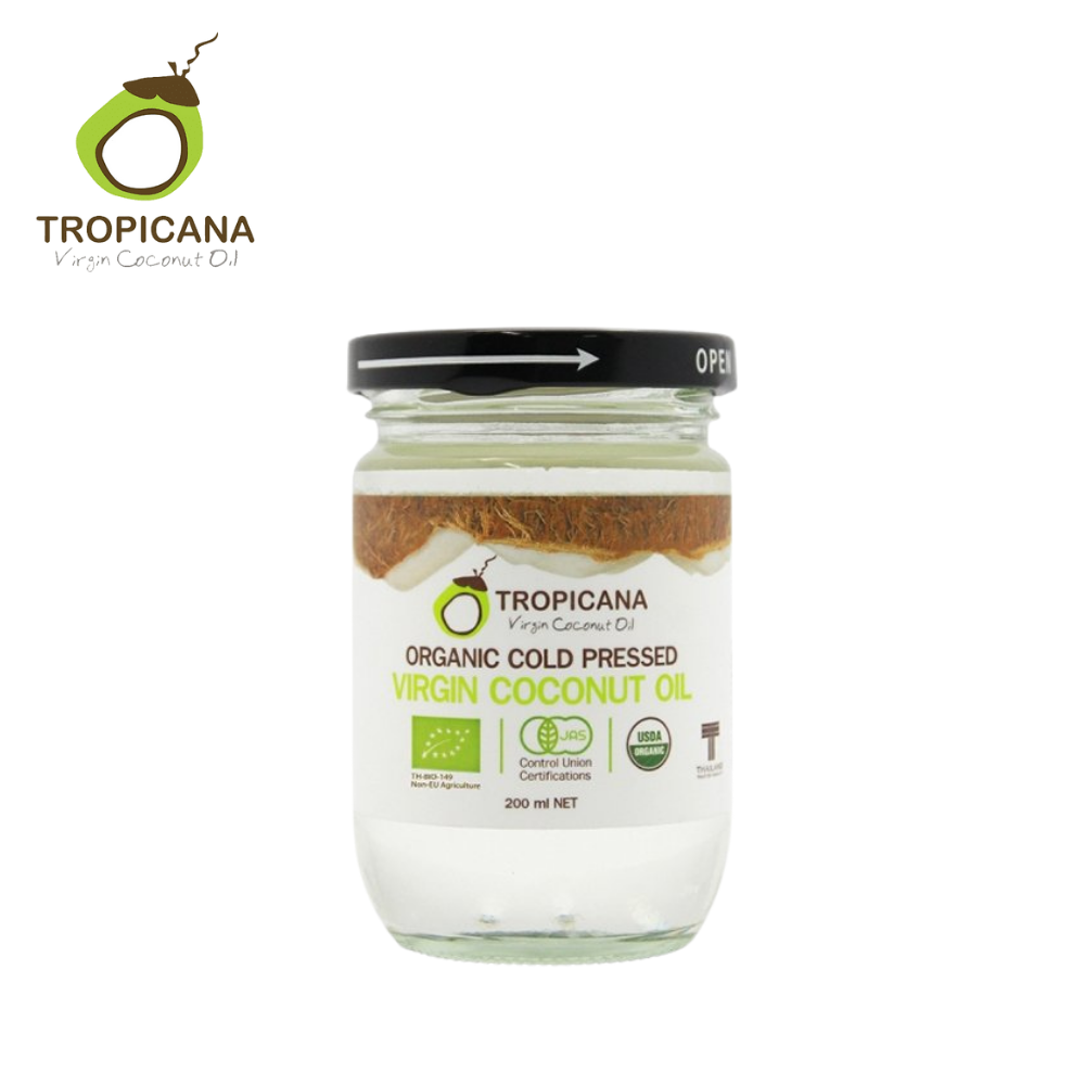 Tropicana Organic Cold Pressed Virgin Coconut Oil 200ml