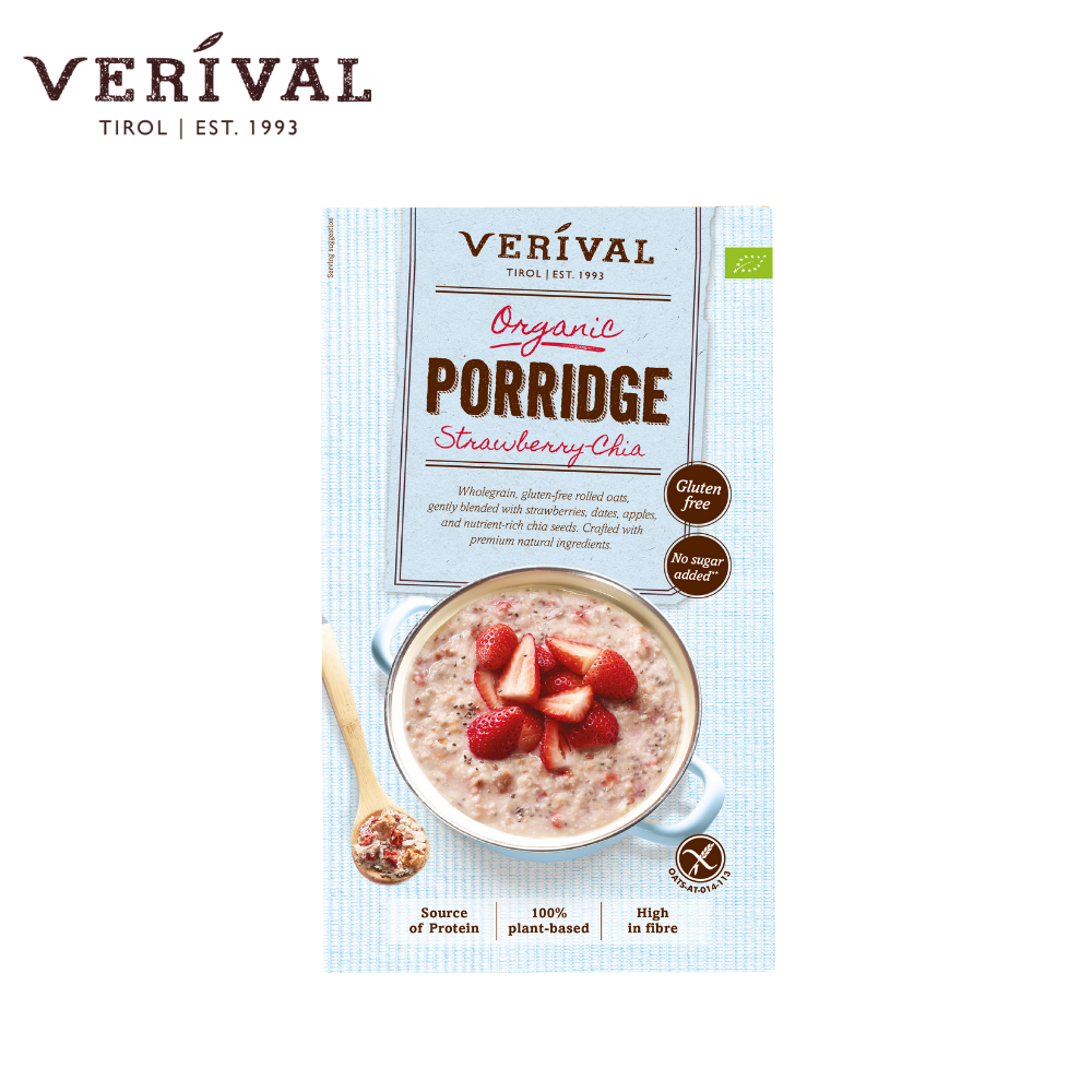 Verival Organic Strawberry Chia Porridge